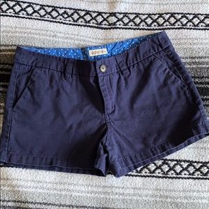 Navy blue shorts